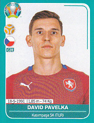 David Pavelka Czech Republic samolepka EURO 2020 #CZE25